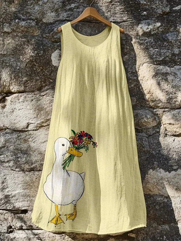 Lined – Duck Pattern Dress