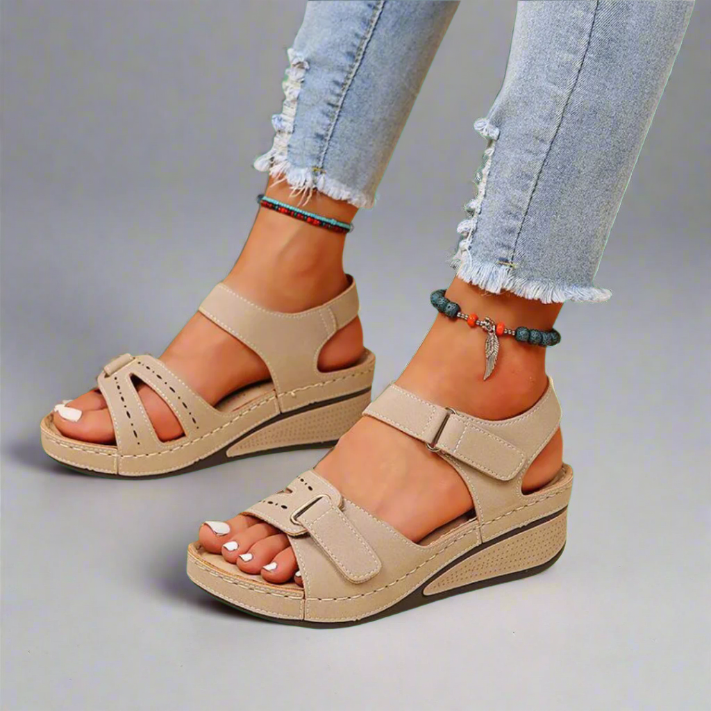 Gundula | Elegant Orthopedic Sandals Made of Soft Material