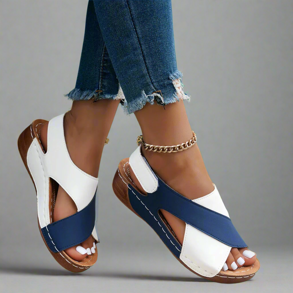 Alwine | Elegant wedge sandals made of quality material