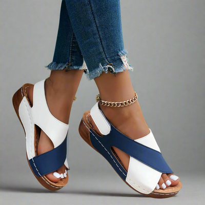 Alwine | Elegant wedge sandals made of quality material