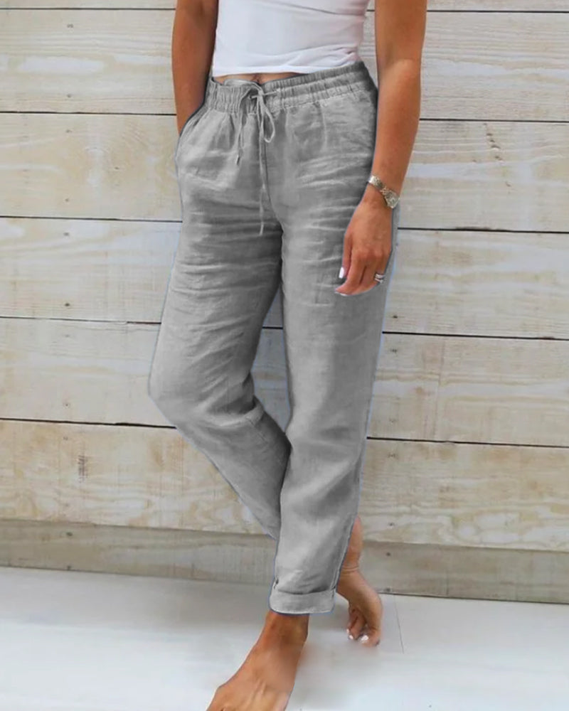 SUSAN - Lightweight Elastic Pants