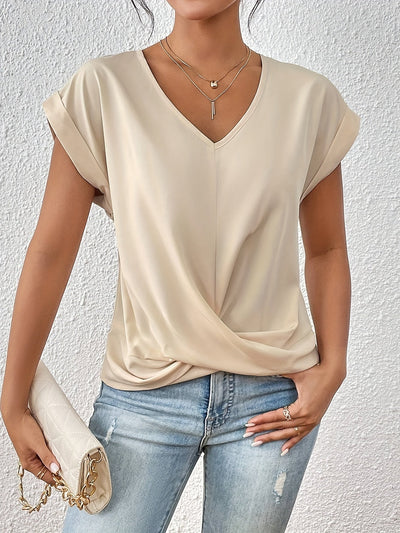 Thandi | Casual T-shirt with Flattering Heart Neckline 1 + 1 Free!