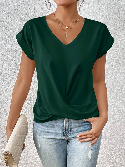 Thandi | Casual T-shirt with Flattering Heart Neckline 1 + 1 Free!