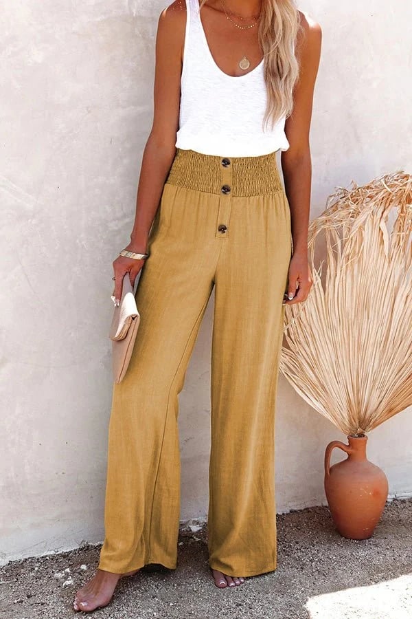 Riana™ - Relaxed High-Waisted Pants