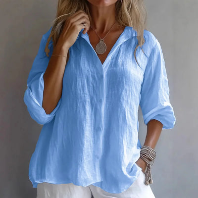 ZURI | Linen blouse with timeless elegance