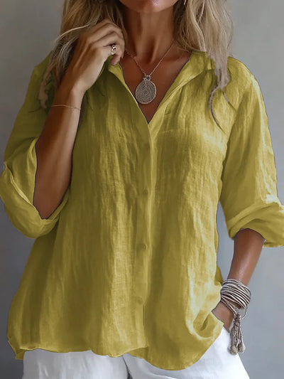 ZURI | Linen blouse with timeless elegance